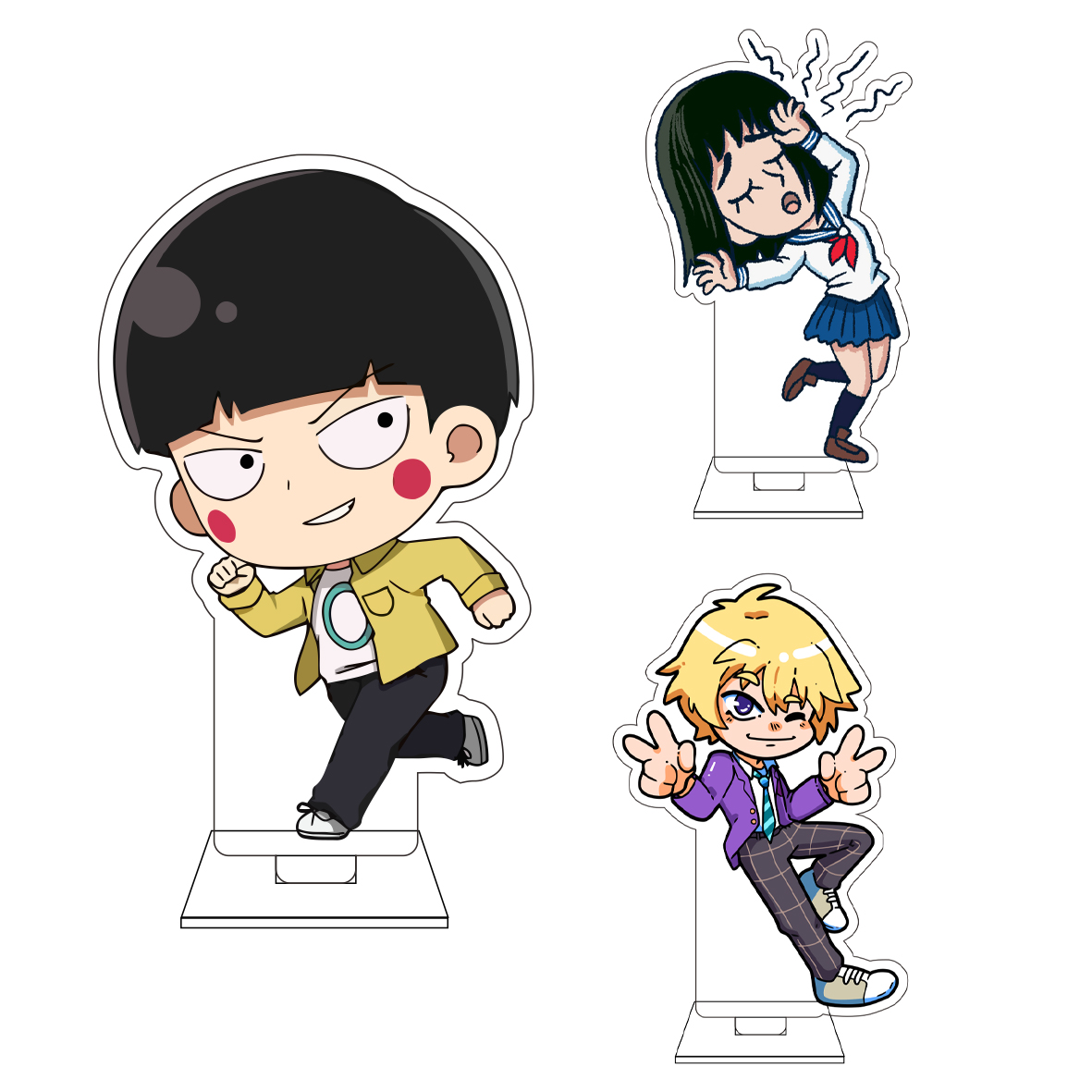 Anime Cosplay Japan - ฟิกเกอร์อะคริลิกน่ารัก 10 ซม. อนิเมะ โมบิ ไซโกะ