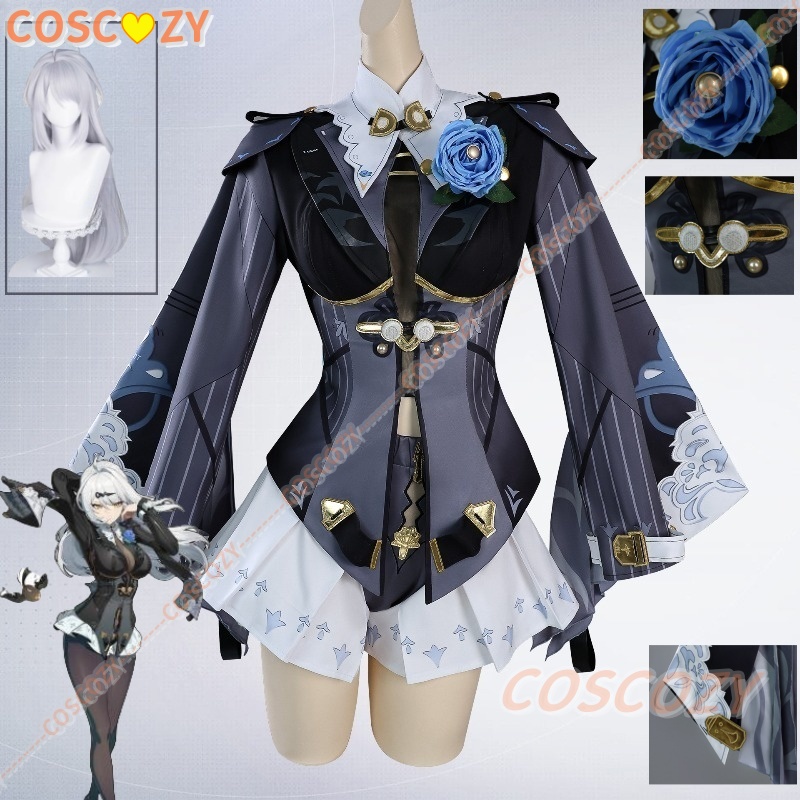 Anime Cosplay Outfit Girl - ชุดคอสเพลย์ Zenless Zone Zero Yixuan พร้อมวิกผม