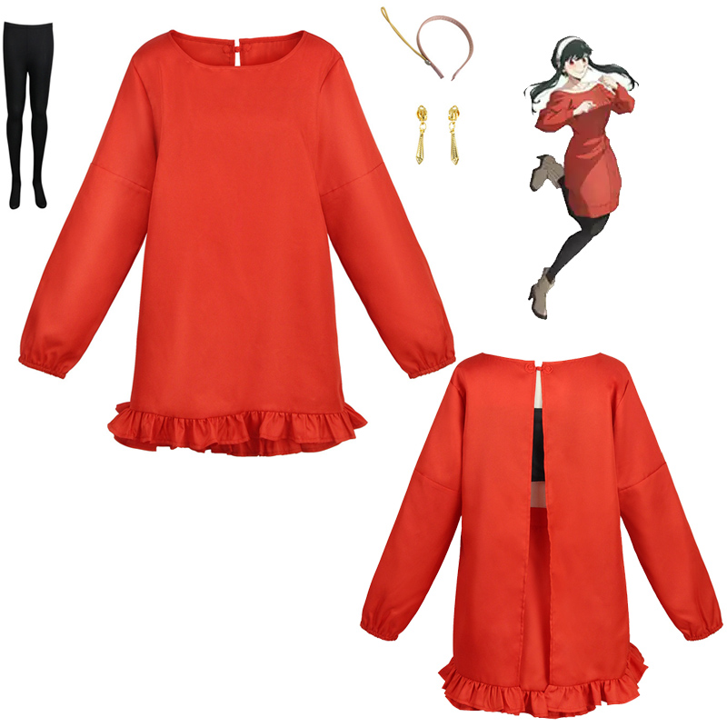 Spy Family Outfit - ชุดคอสเพลย์ Yor Forger จากอนิเมะ Spy x