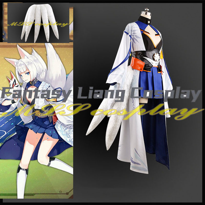 Anime Cosplay Youtube - ชุดคอสเพลย์เกม Azur Lane คากะ กิโมโน ซากุระ