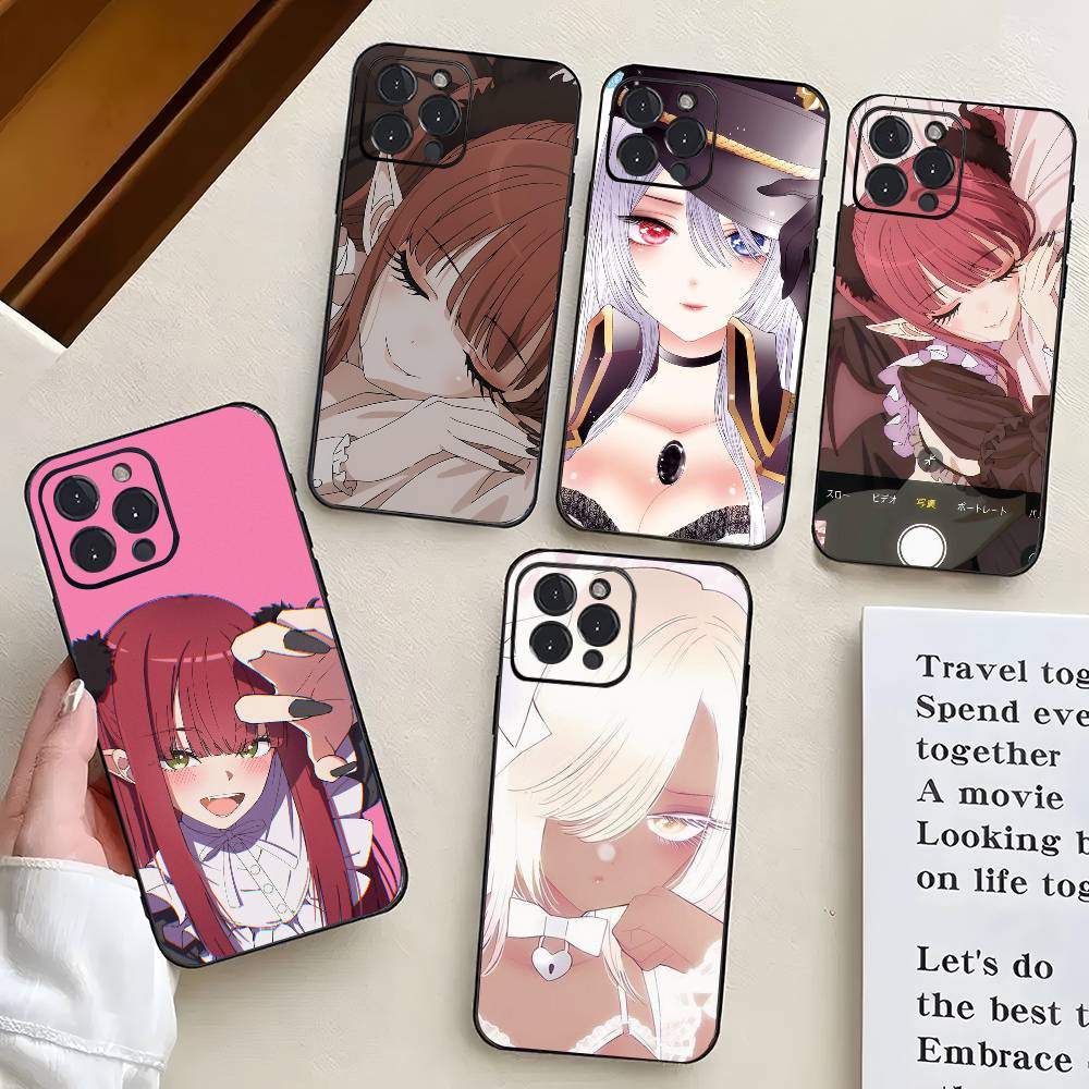 Anime Cosplay Quotes - เคสโทรศัพท์ซิลิโคนนุ่มลายอนิเมะ M-Marin K-Kitagawa สำหรับ iPhone 17