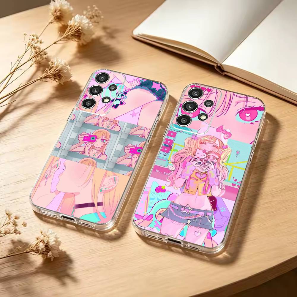 Anime Cosplay Quotes - เคสโทรศัพท์ใสลาย Love M-My Dress-Up Darling Cosplay