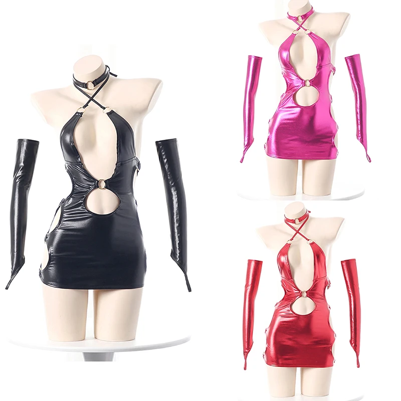 Anime Cosplay Outfit Girl - อะนิเมะชุดหนังรัดรูปไอดอลเกิร์ลกรุ๊ปยูนิฟอร์มผู้หญิงโดพามีนชุดหนังเครื่องแต่งกายคอสเพลย์ซาโตะ คูกิ เอ็นทีอาร์ คานาโล มิซ