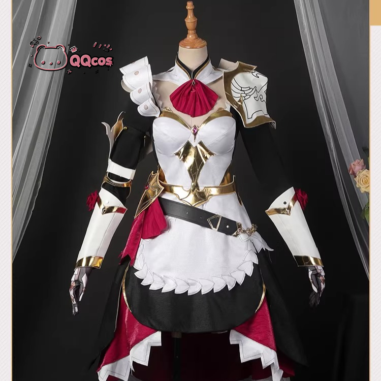 Anime Cosplay Maid - คอสเพลย์โนเอล เกมคอสเพลย์ซีรีส์: เก็นชิน อิมแพ็ค โนเอลชุดแม่บ้าน คอสเพลย์น่ารัก