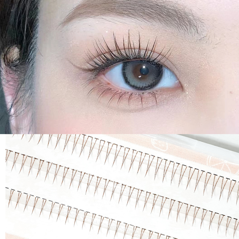 Anime Cosplay Lashes - J Curl V รูปร่างภายใต้ขนตาการ์ตูน Eye Lashes