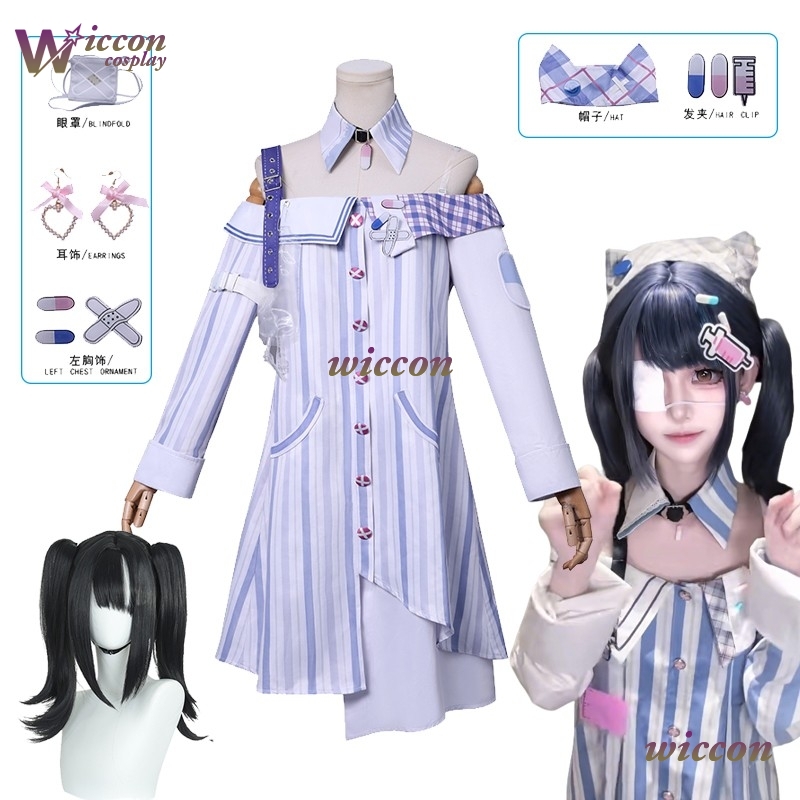 Anime Cosplay Girl Ideas - ชุดคอสเพลย์อายแพทช์ จิราย เคอิ อินฟินิตี้ นิกกี้ พร้อมวิกผม