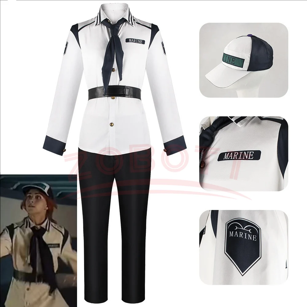 Live Action Anime Cosplay - Navy คอสเพลย์ Fantasia ชุดหมวก Live Action