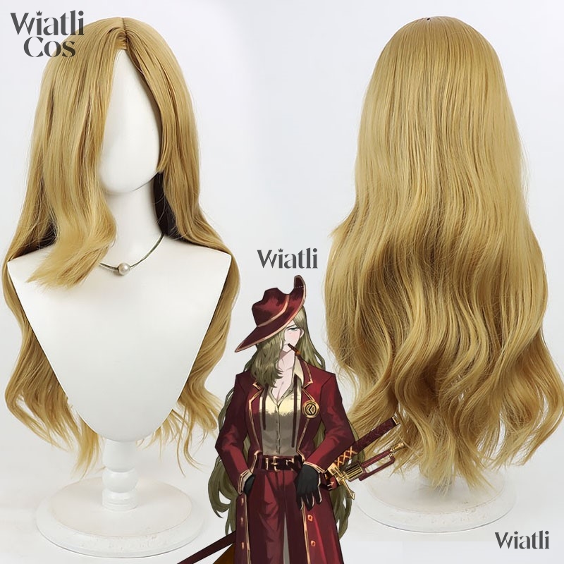 Anime Cosplay Long Hair - วิกคอสเพลย์เกม Limbus Company วาเลนซินา ความยาว 70