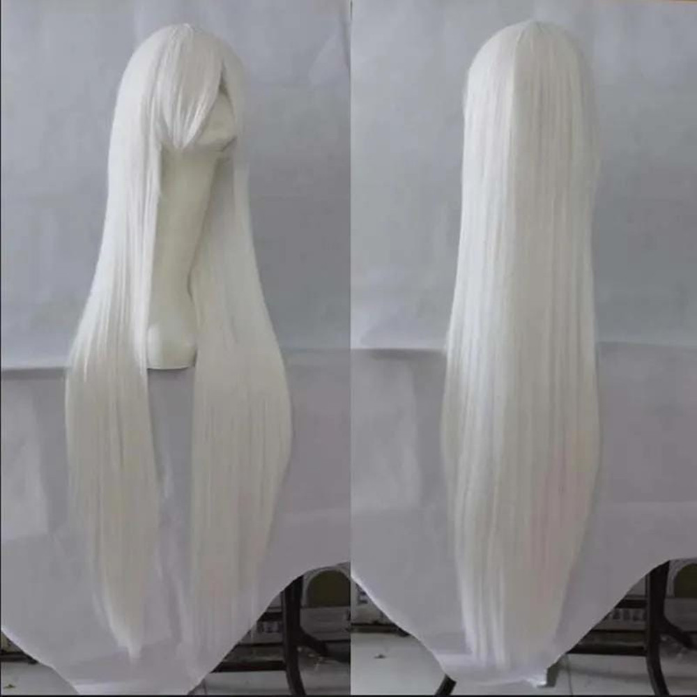 Cosplay Anime White Hair - 100 ซม. Touhou Project Fujiwara no