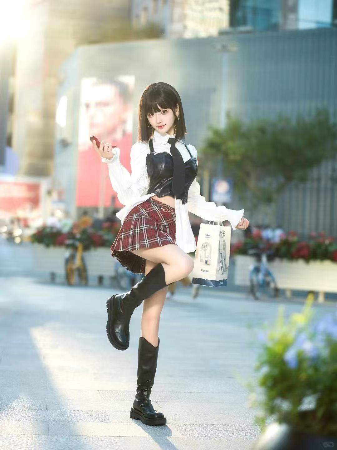 Anime Cosplay Outfit Girl - ชุดคอสเพลย์สาวน้อย Link Click Qiao Ling Rin