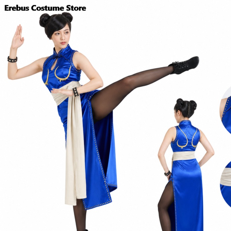 ชุดคอสเพลย์ชุนลี่สำหรับผู้ใหญ่ - Live Action Anime Cosplay บทวิจารณ์และราคา