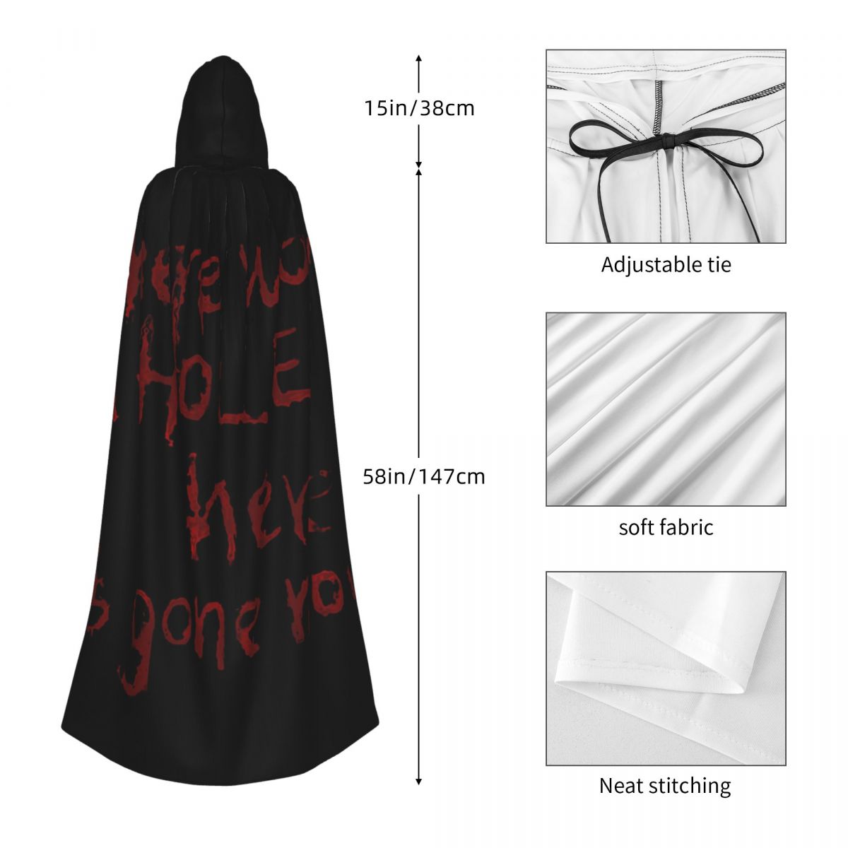มีรูตรงนั้น. เสื้อคลุมยาวมีฮู้ - Anime Cosplay Quotes บทวิจารณ์และราคา