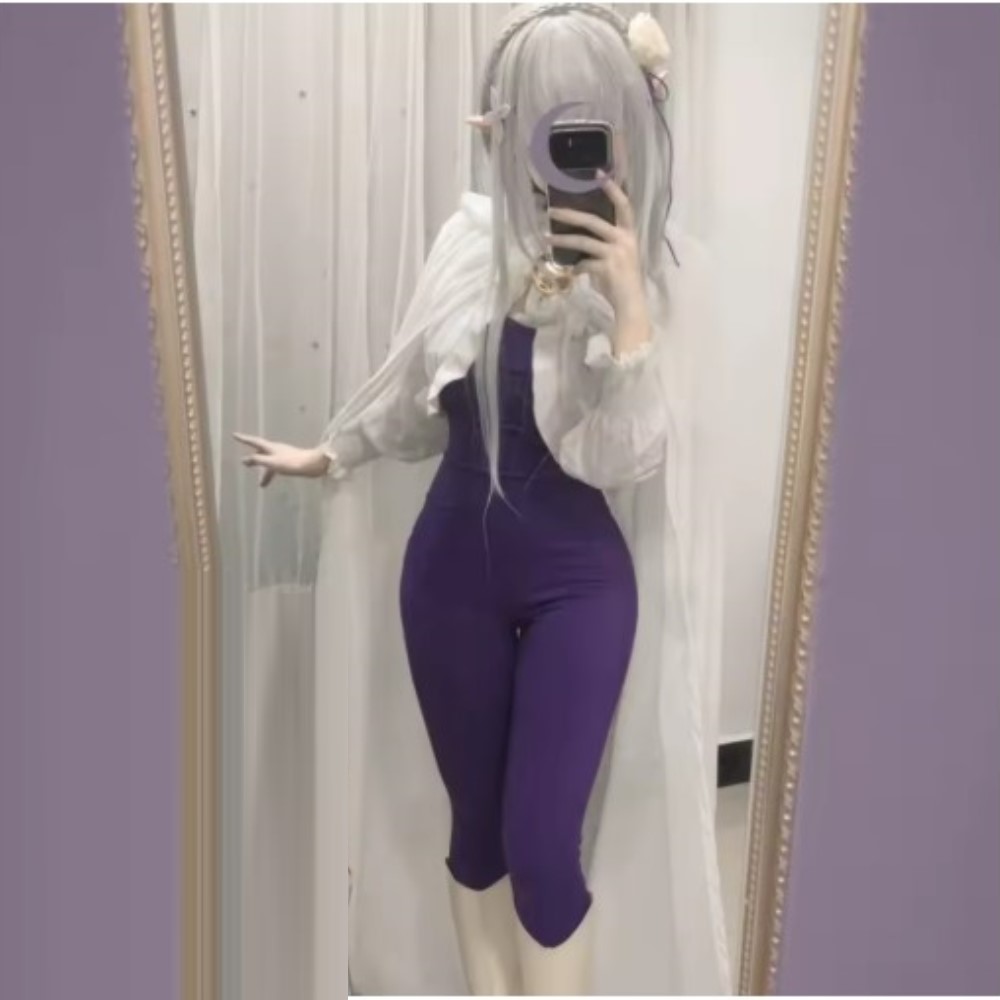 ใหม่เอมิเลีย เรเซโร่คอสเพลย์ชุ - Anime Cosplay Re Zero บทวิจารณ์และราคา