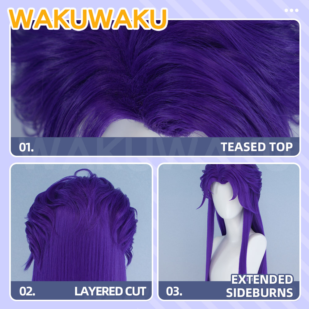 วิกผมคอสเพลย์ Jester สำหรับเกม - Anime Cosplay Long Hair บทวิจารณ์และราคา