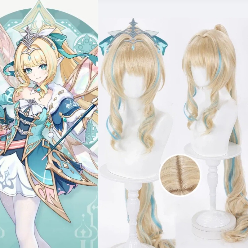 วิกคอสเพลย์เกม Genshin Impact  - Anime Cosplay Long Hair บทวิจารณ์และราคา