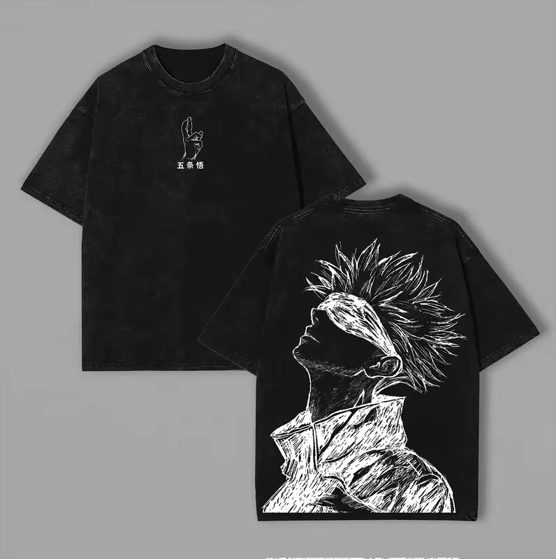 เสื้อยืดโอเวอร์ไซส์ลายอนิเมะ J - Anime Cosplay Quotes บทวิจารณ์และราคา