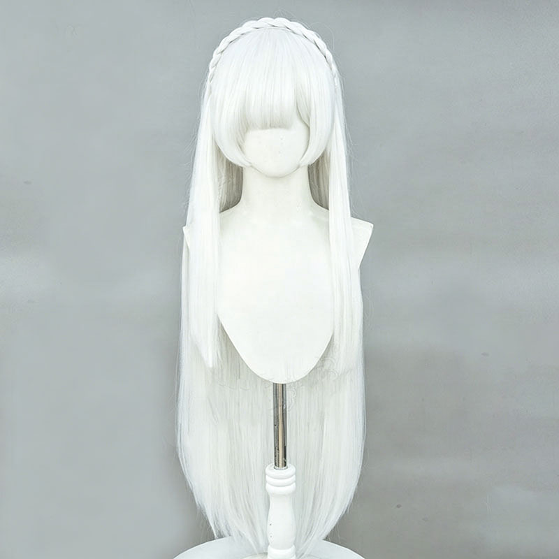 อะนิเมะ Re: ซีโร่ เอมิเลียคอสเ - Cosplay Anime White Hair บทวิจารณ์และราคา