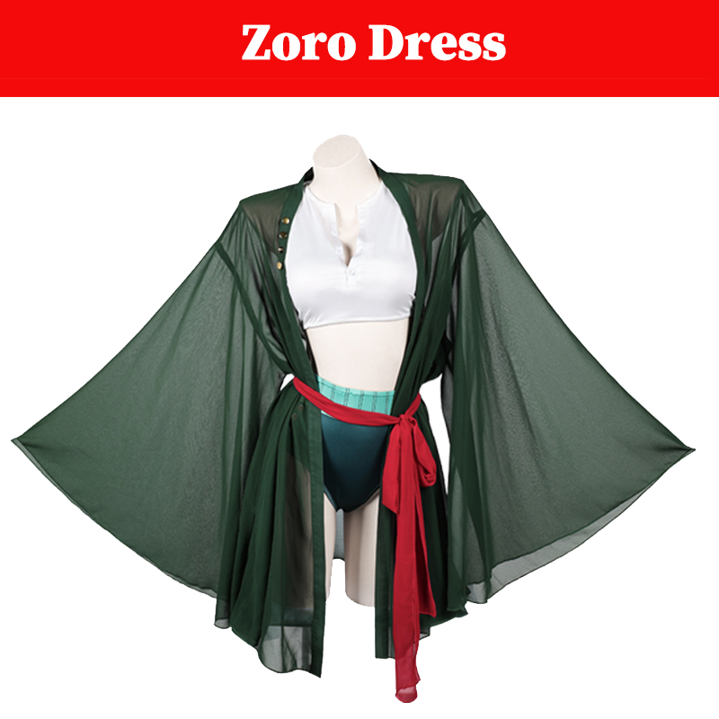 ชุดคอสเพลย์โจรสลัดหญิง โรโรโนอ - Anime Zoro Cosplay Female บทวิจารณ์และราคา
