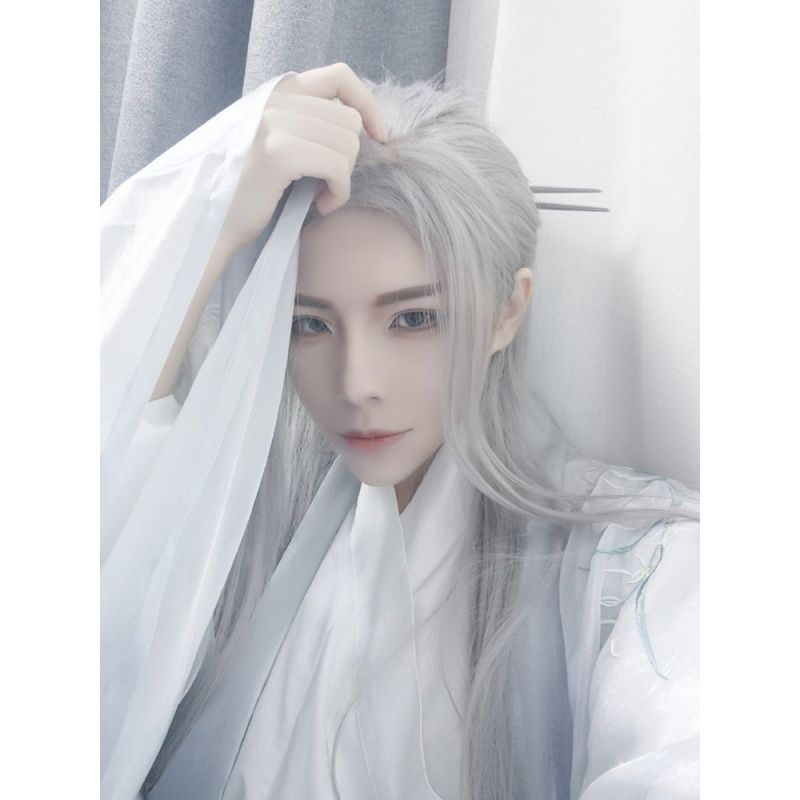 ชุดคอสเพลย์อนิเมะชาย ฮันฟู ผมย - Anime Cosplay Long Hair บทวิจารณ์และราคา