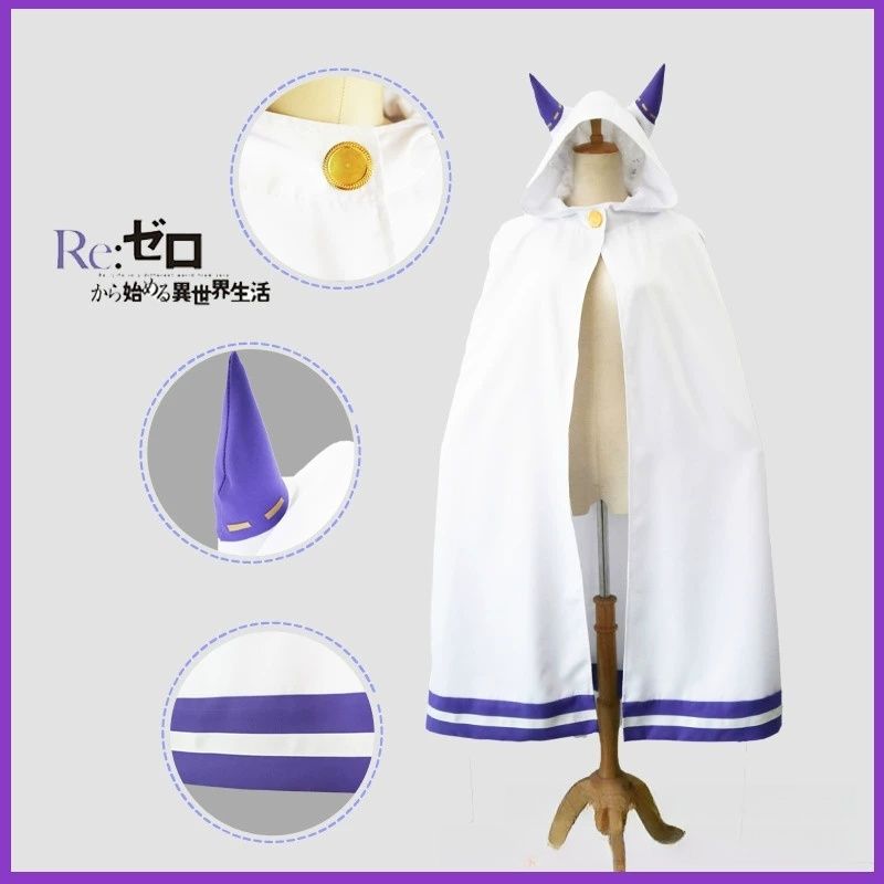 ชุดคอสเพลย์เอมิเลีย รีไลฟ์ในโล - Anime Cosplay Re Zero บทวิจารณ์และราคา