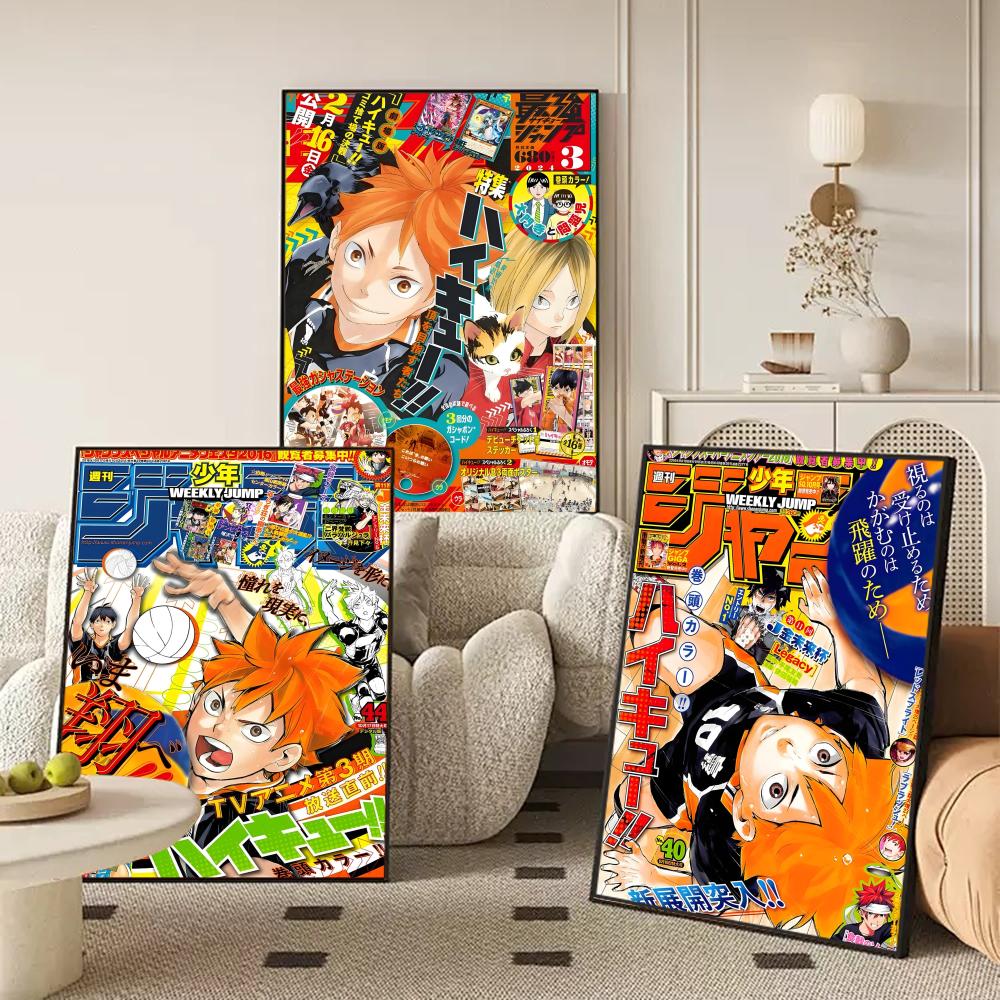 H-Haikyu อะนิเมะโปสเตอร์สติกเก - Anime Cosplay Wallpaper บทวิจารณ์และราคา