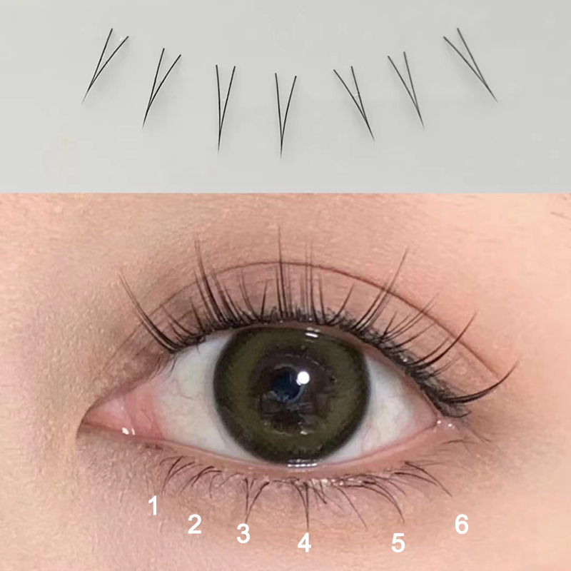 J Curl V รูปร่างภายใต้ขนตาการ์ - Anime Cosplay Lashes บทวิจารณ์และราคา