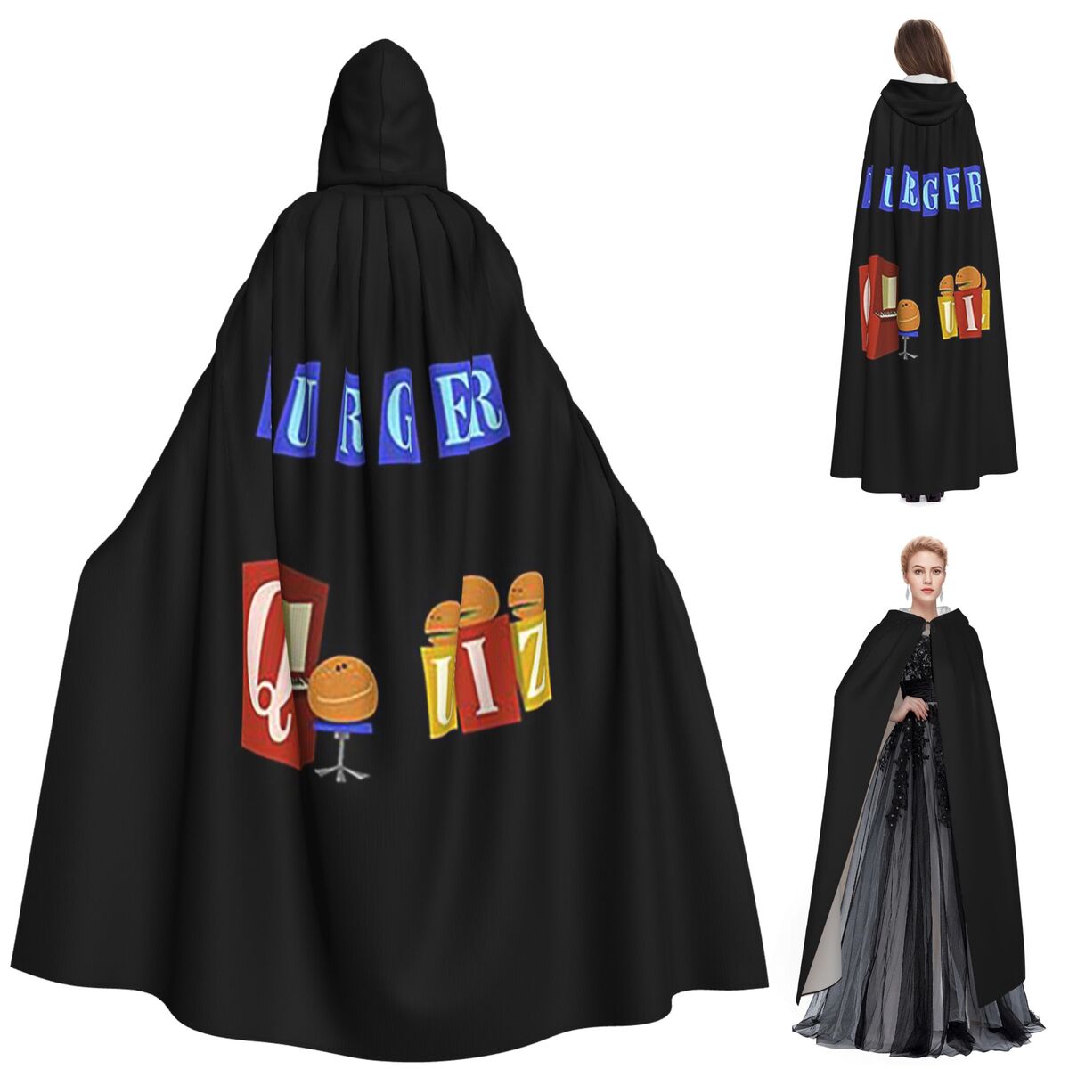 เสื้อคลุมยาวมีฮู้ดลายใหม่จาก B - Anime Cosplay Quiz บทวิจารณ์และราคา