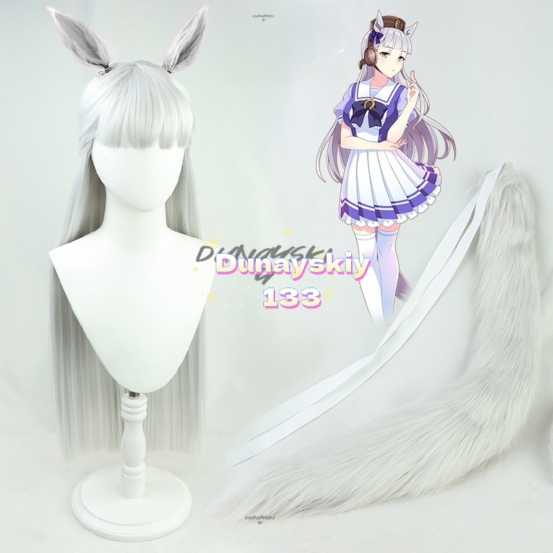 วิกผมคอสเพลย์สีขาวทอง 4 แบบ สำ - Cosplay Anime White Hair บทวิจารณ์และราคา
