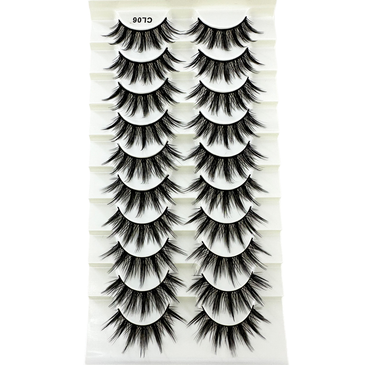 ใหม่ 10 คู่ขนตา Manga Lashes N - Anime Cosplay Lashes บทวิจารณ์และราคา