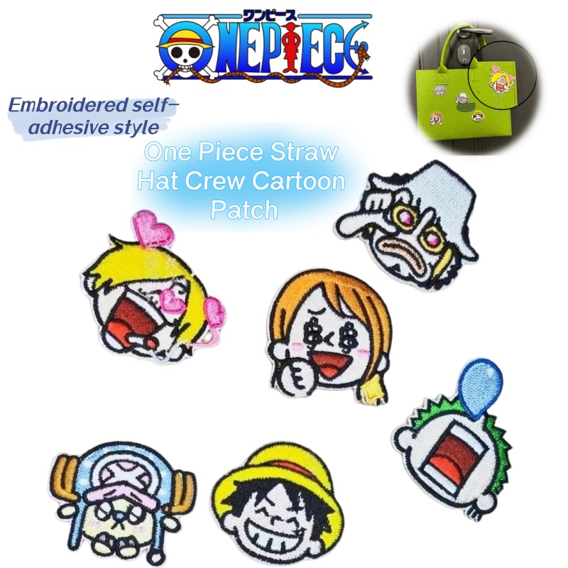 แพทช์ผ้าลายการ์ตูนอนิเมะวันพีซ - One Piece Straw Hat บทวิจารณ์และราคา