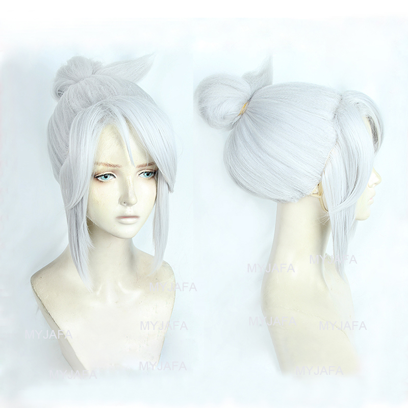 วิกผมคอสเพลย์เจ็ตต์คุณภาพสูง เ - Cosplay Anime White Hair บทวิจารณ์และราคา