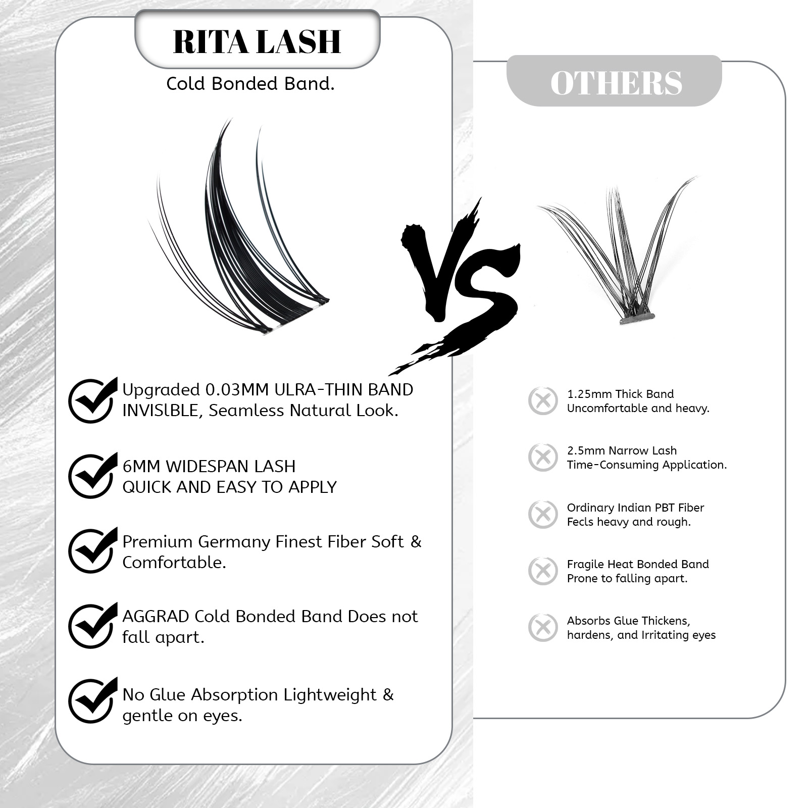 วีว่า |   RITALASH 120 ชิ้น คอ - Anime Cosplay Lashes บทวิจารณ์และราคา