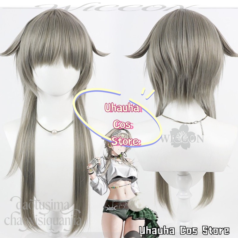 CR6.9*Prika Gray Fashion Y2K K - Anime Cosplay Long Hair บทวิจารณ์และราคา
