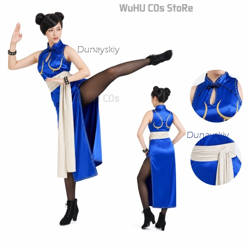 ชุดคอสเพลย์ชุนลี่สำหรับผู้ใหญ่ - Live Action Anime Cosplay บทวิจารณ์และราคา