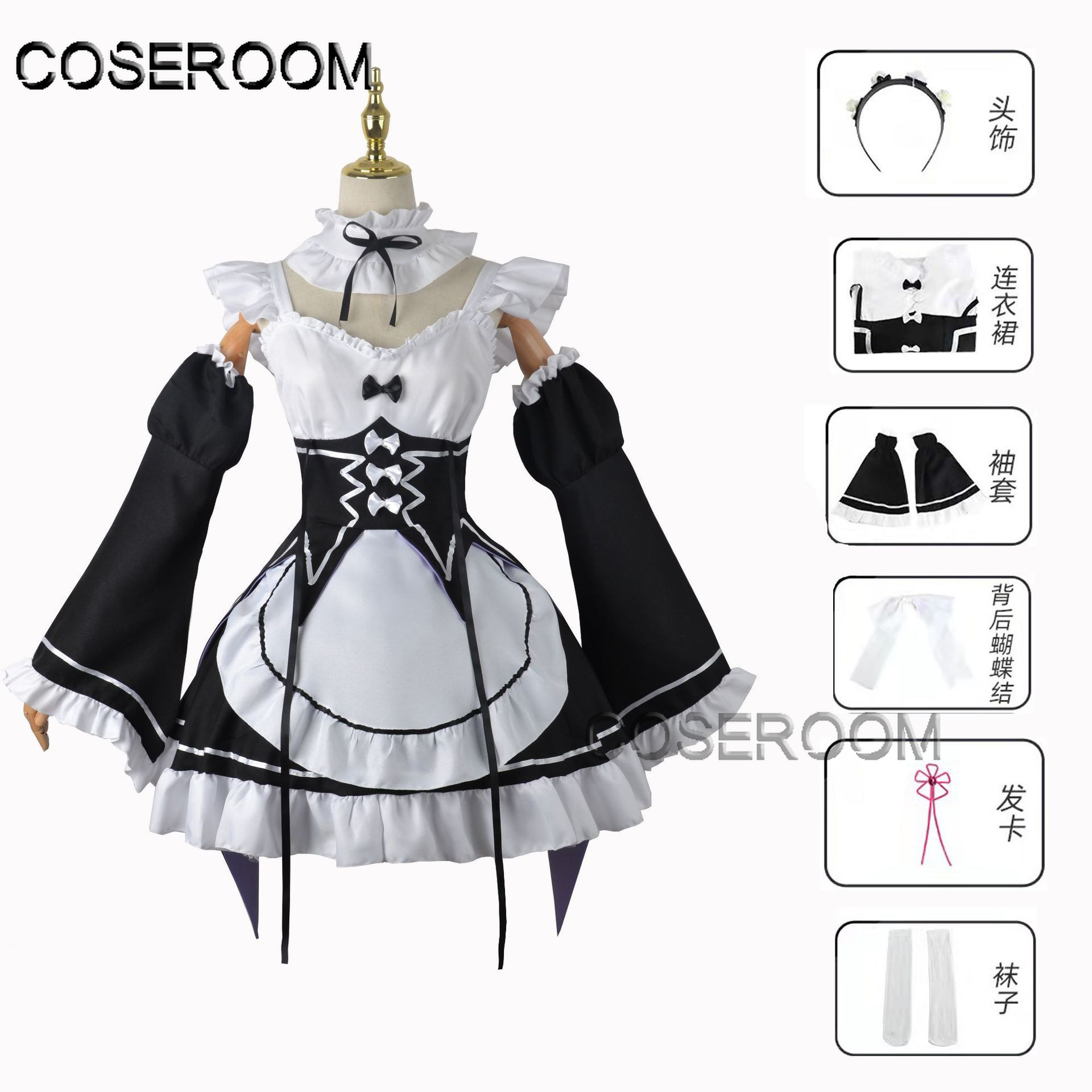 Re Zero Kara Hajimeru Isekai S - Re Zero Rem Wig บทวิจารณ์และราคา