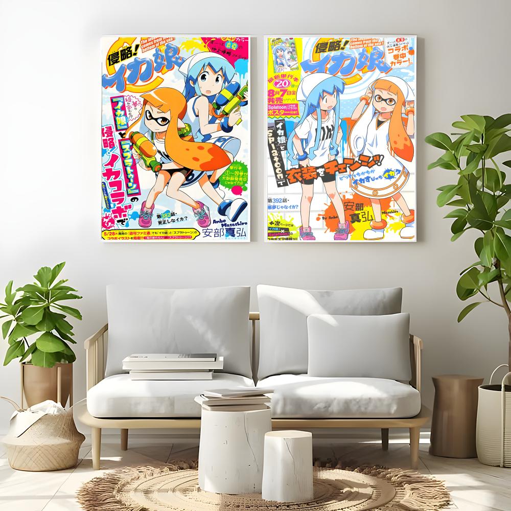 โปสเตอร์สาวปลาหมึกอนิเมะ สติกเ - Anime Cosplay Wallpaper บทวิจารณ์และราคา