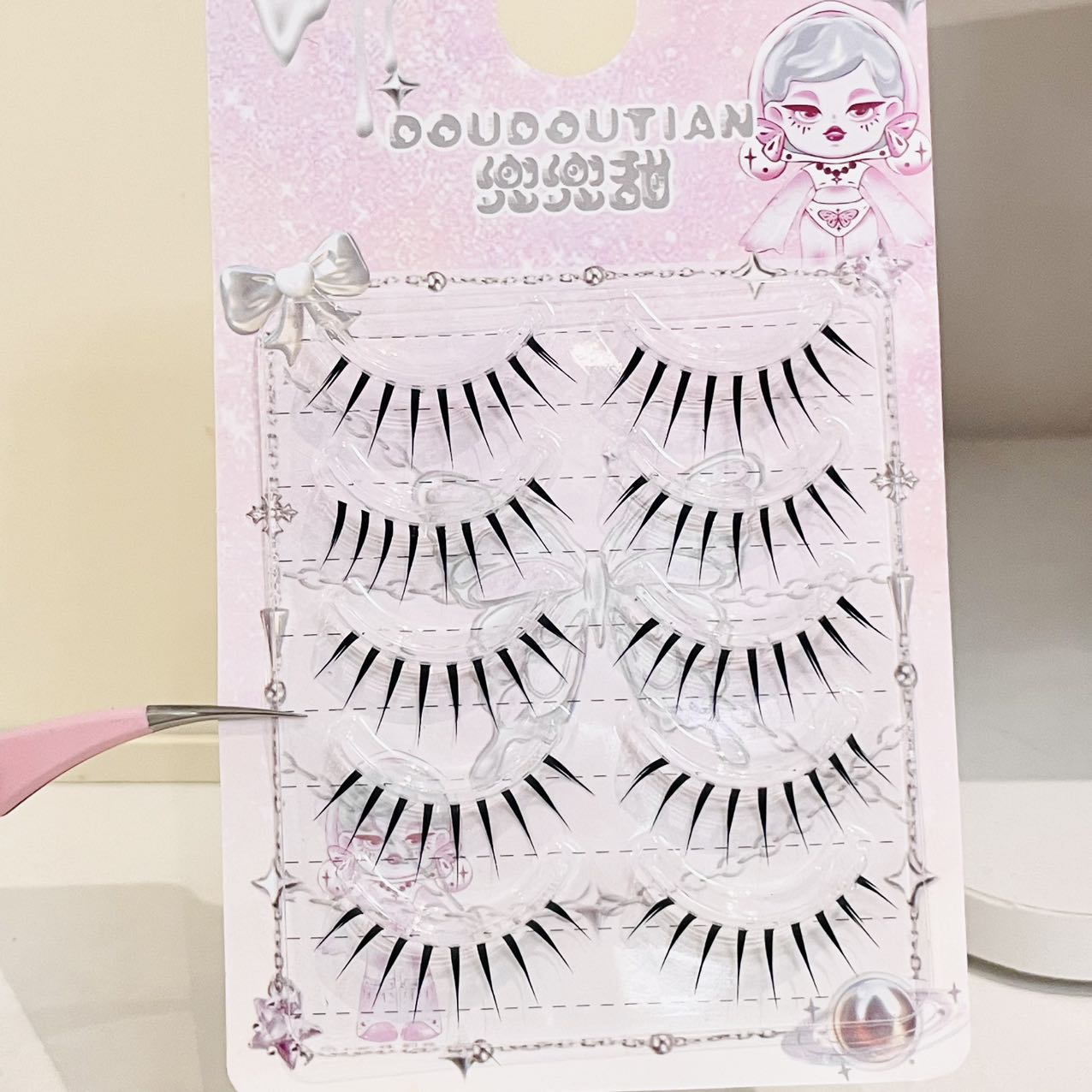 ขนตาปลอมแบบเต็มแถบ Doudoutian  - Anime Cosplay Lashes บทวิจารณ์และราคา