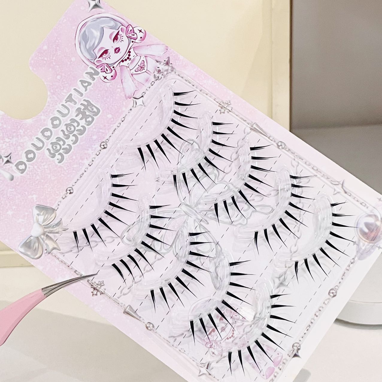 ขนตาปลอมแบบเต็มแถบ Doudoutian  - Anime Cosplay Lashes บทวิจารณ์และราคา