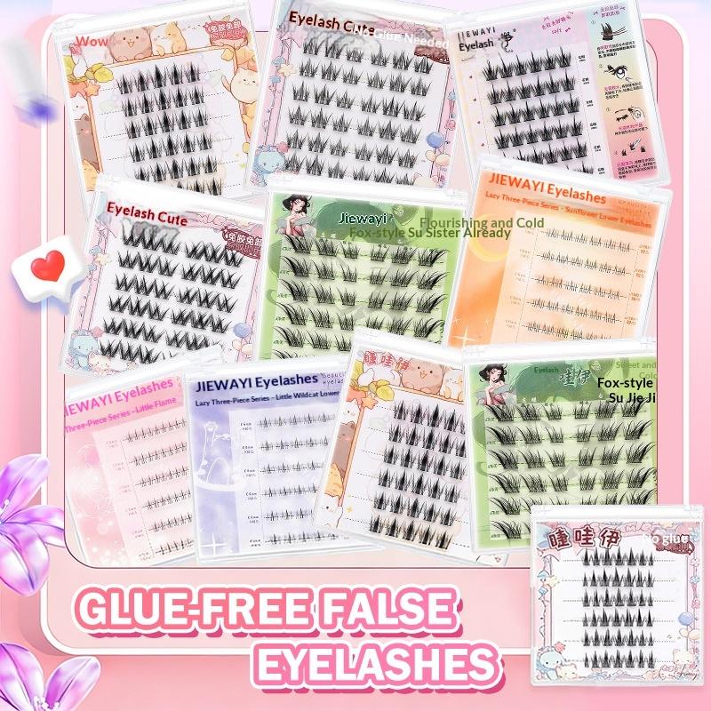 ขนตาปลอมแบบแบ่งส่วน 6 แถว สไตล - Anime Cosplay Lashes บทวิจารณ์และราคา