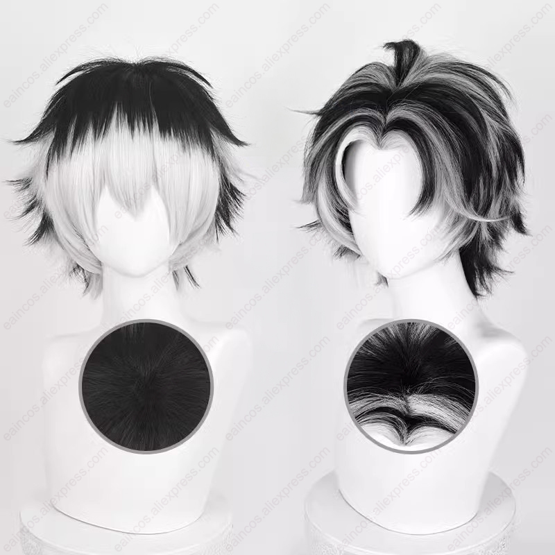Kotaro bokuto COSPLAY วิกผมสั้ - Cosplay Anime White Hair บทวิจารณ์และราคา