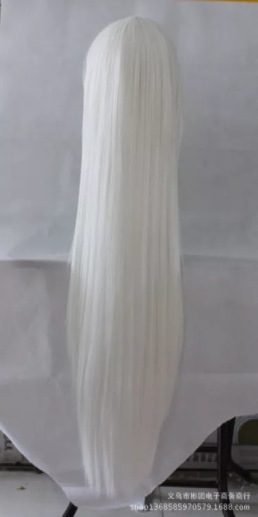 100 ซม. Touhou Project Fujiwar - Cosplay Anime White Hair บทวิจารณ์และราคา