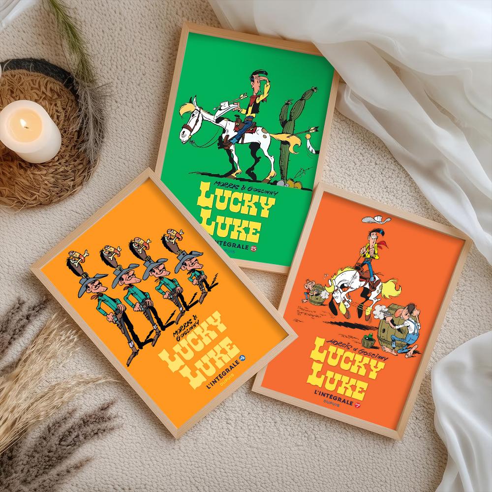 โปสเตอร์อนิเมะ L-lucky Luke แบ - Anime Cosplay Wallpaper บทวิจารณ์และราคา