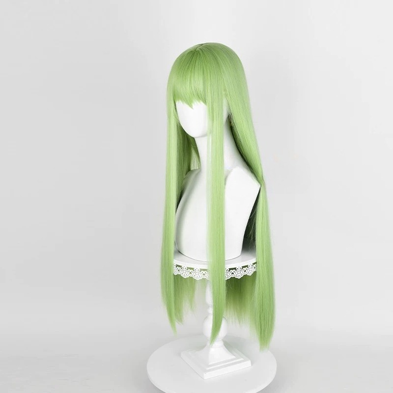 อะนิเมะ CC คอสเพลย์วิกผมสีเขีย - Anime Cosplay Long Hair บทวิจารณ์และราคา