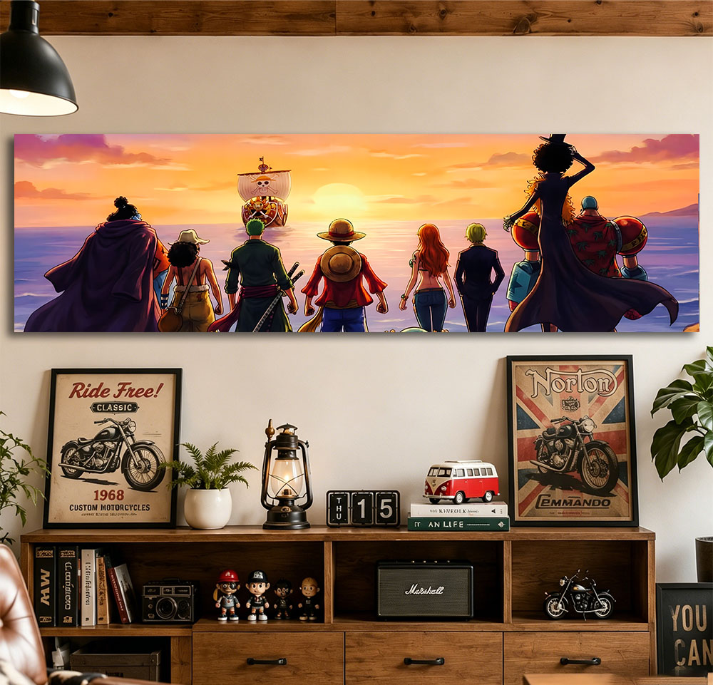 ผ้าแขวนผนังลายวันพีซ สโมสรหมวก - One Piece Straw Hat บทวิจารณ์และราคา