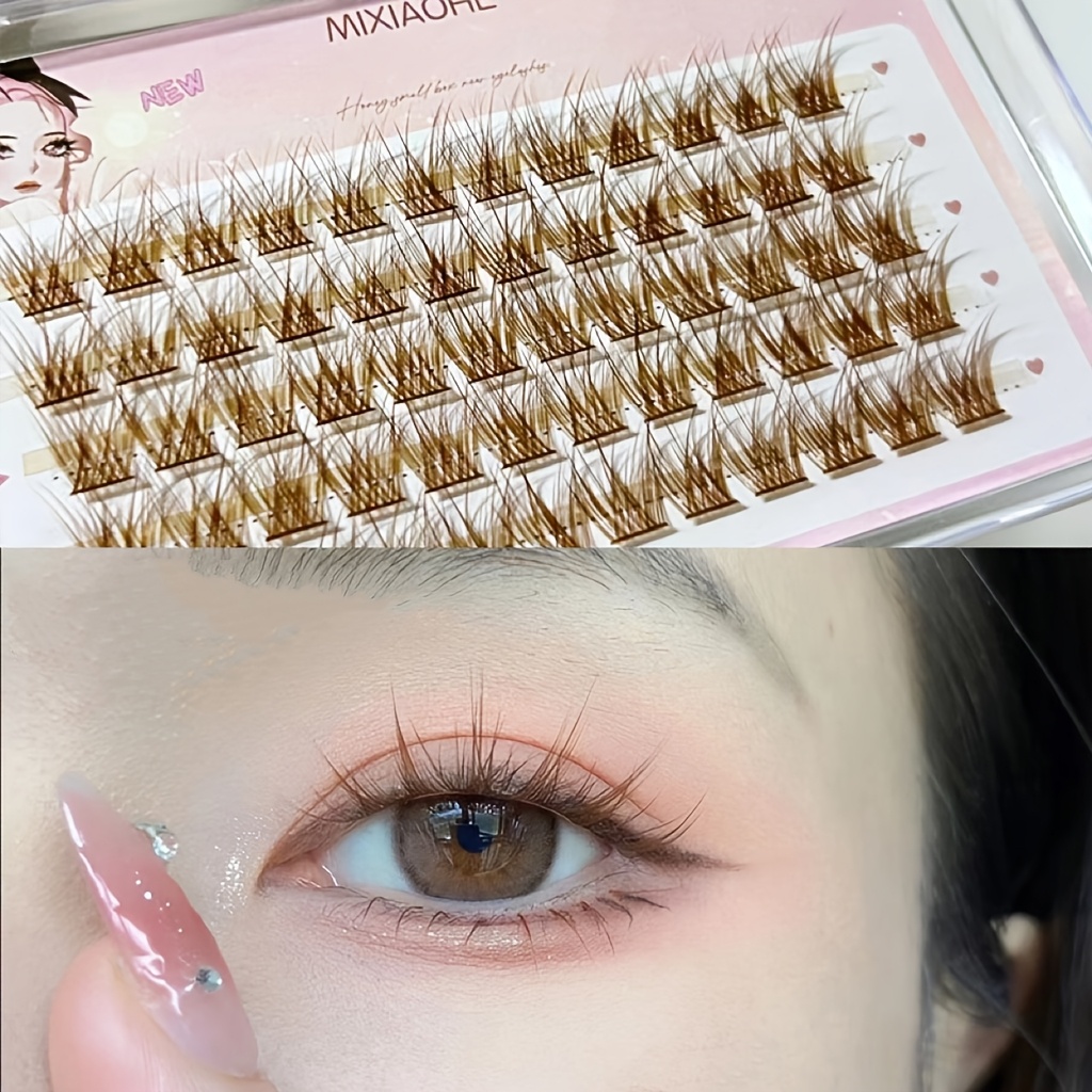 ขนตาปลอม Mixiaohe สีสันสดใส 60 - Anime Cosplay Lashes บทวิจารณ์และราคา