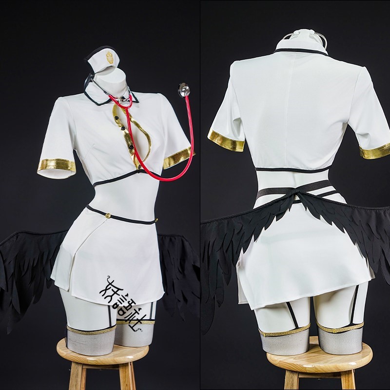 โอเวอร์ลอร์ด อัลเบโด้พยาบาลคอส - Anime Cosplay Nurse บทวิจารณ์และราคา