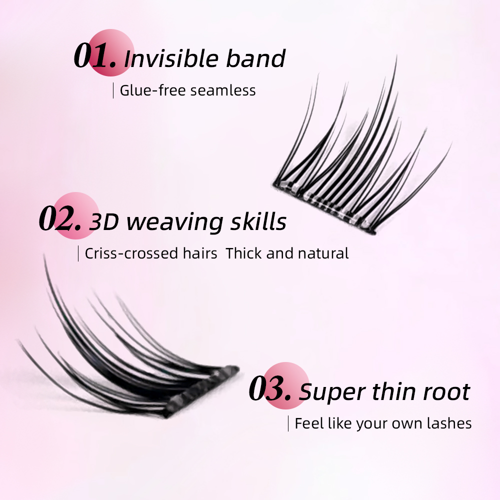 ขนตาปลอมแบบติดเอง Yelix DIY 10 - Anime Cosplay Lashes บทวิจารณ์และราคา