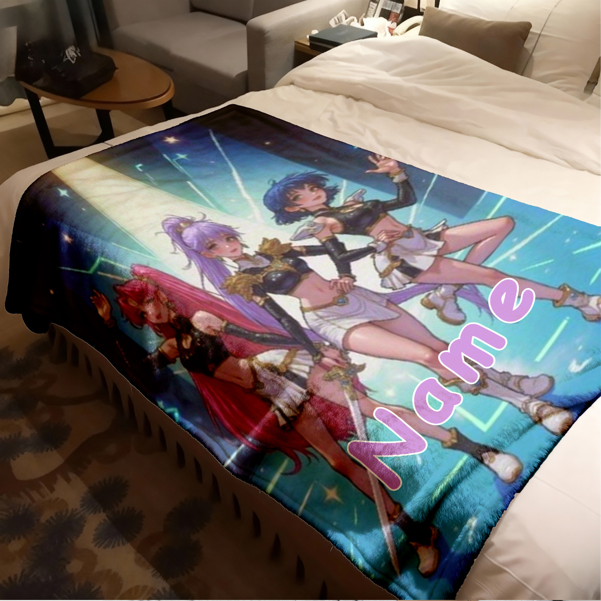 ผ้าห่มอนิเมะลายสาวน้อยสั่งทำพิ - Anime Cosplay Girl Name บทวิจารณ์และราคา