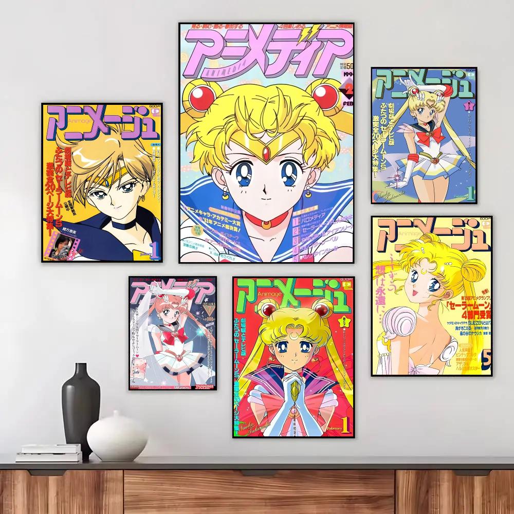 โปสเตอร์อนิเมะเซเลอร์มูน ภาพตก - Anime Cosplay Wallpaper บทวิจารณ์และราคา