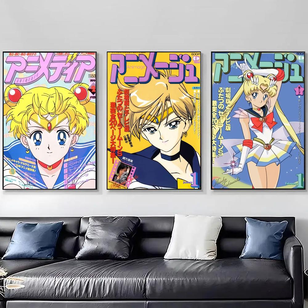 โปสเตอร์อนิเมะเซเลอร์มูน ภาพตก - Anime Cosplay Wallpaper บทวิจารณ์และราคา
